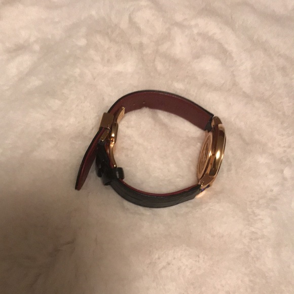 Leather Bulova Rubaiyat Ladies Diamond Rose Gold Tone Stainless Quartz Watch - Picture 9 of 9